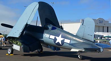 Vought F4U-1A Corsair NX83782, August 17, 2013